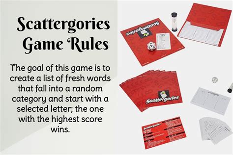 The Game of Scattergories Official Rules & Instructions .